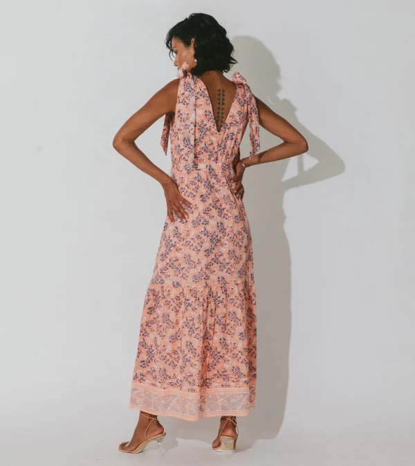 Astrid Ankle Dresspositano Floral-Cleobella Cheap
