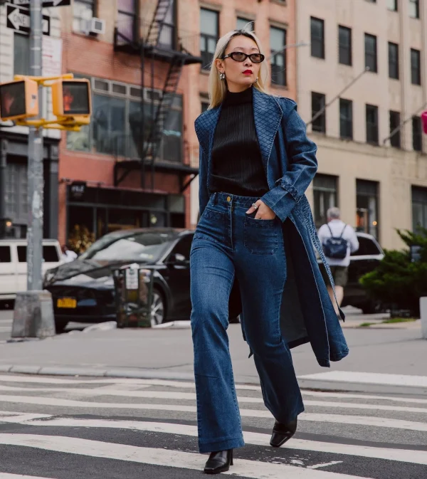 Cara Trenchmedium Wash Indigo-Cleobella Best