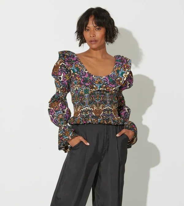 Carmilla Blousemosaic Ikat-Cleobella New