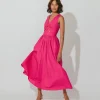 Charaya Ankle Dressmagenta-Cleobella Discount