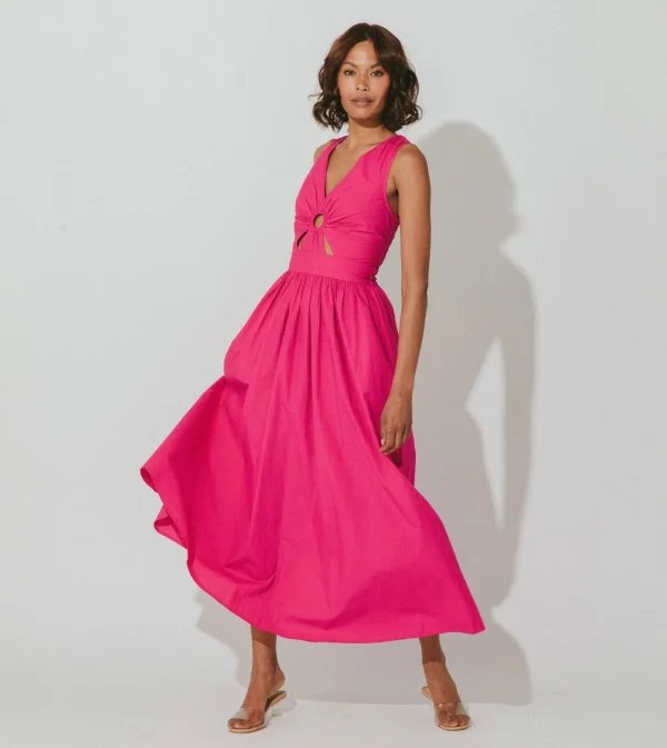 Charaya Ankle Dressmagenta-Cleobella Discount