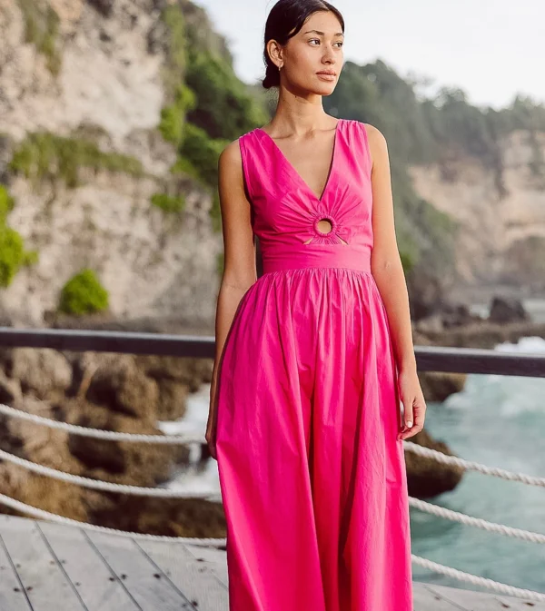 Charaya Ankle Dressmagenta-Cleobella Discount