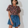 Cindi Topcalista Floral-Cleobella Outlet