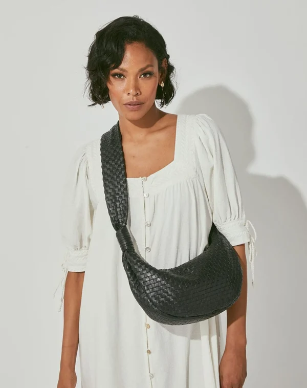 Dylan Woven Handbagblack-Cleobella Store
