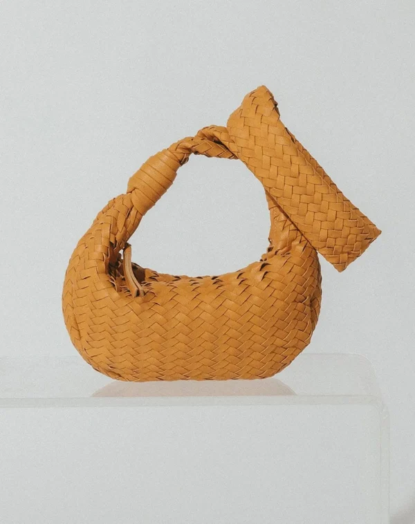 Dylan Woven Handbagcamel-Cleobella Fashion