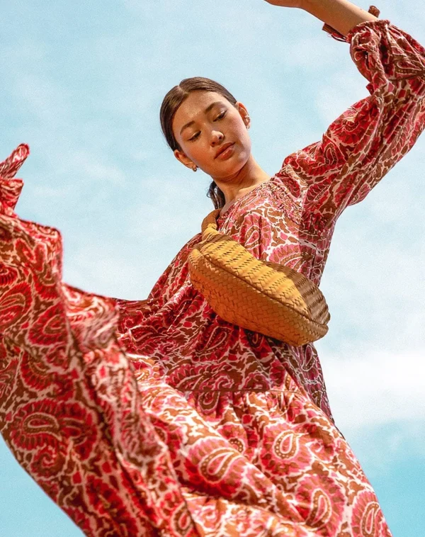 Dylan Woven Handbagcamel-Cleobella Fashion