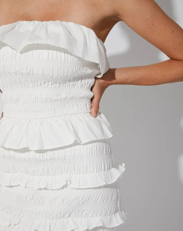 Elodie Midi Dresswhite-Cleobella Online