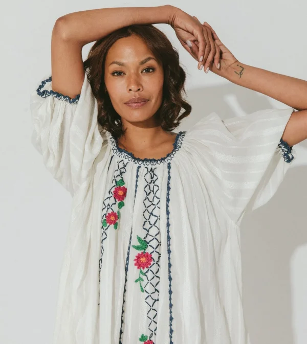 Farida Mini Dresswhite-Cleobella Cheap