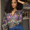 Felicia Blousemosaic Ikat-Cleobella Online