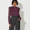 Fiorella Blousebordeaux Floral-Cleobella Shop