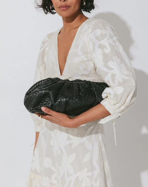 Gigi Woven Clutchblack-Cleobella Shop