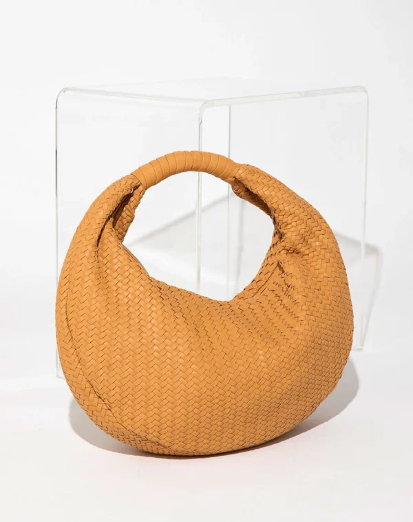 Hobo Woven Bagcamel-Cleobella Hot