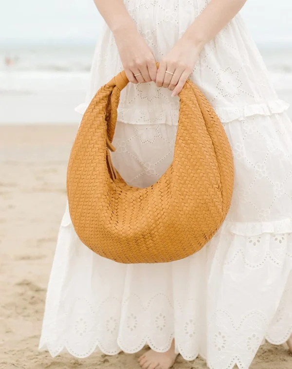 Hobo Woven Bagcamel-Cleobella Hot