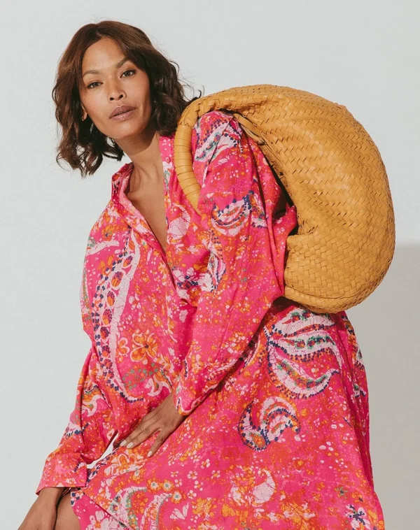 Hobo Woven Bagcamel-Cleobella Hot