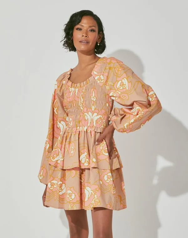 Journee Mini Dressabstract Rose-Cleobella New