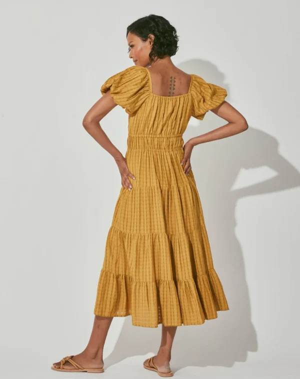 Kailani Midi Dressgoldie-Cleobella Clearance