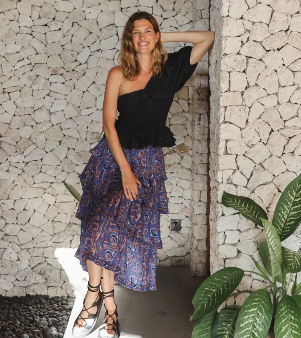 Lana Midi Skirtlazuli-Cleobella Outlet