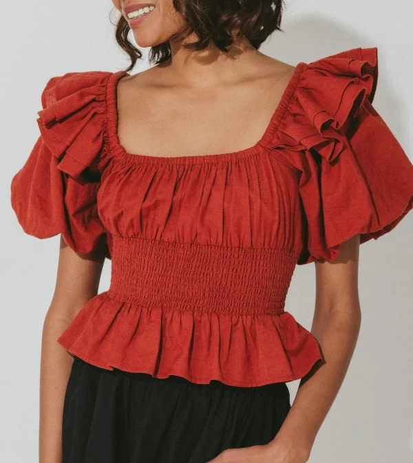 Larissa Topbrick-Cleobella Fashion