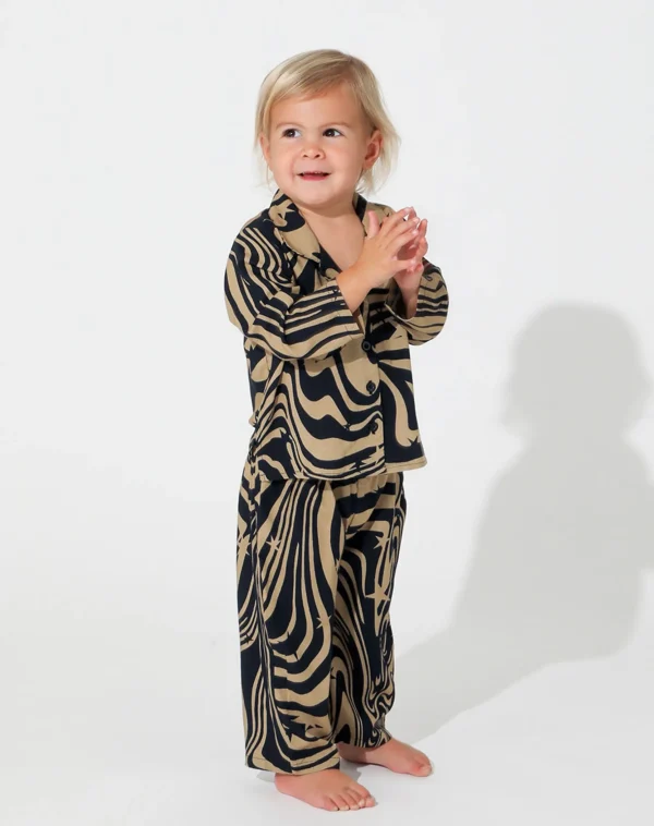 Littles Zoe Pajama Setswirl-Cleobella Fashion