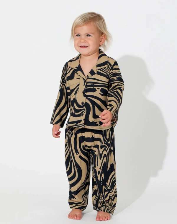 Littles Zoe Pajama Setswirl-Cleobella Fashion