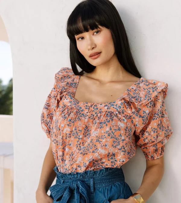 Mariana Blousepositano Floral-Cleobella Hot