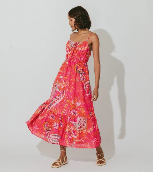 Monaco Midi Dresshibiscus-Cleobella Cheap