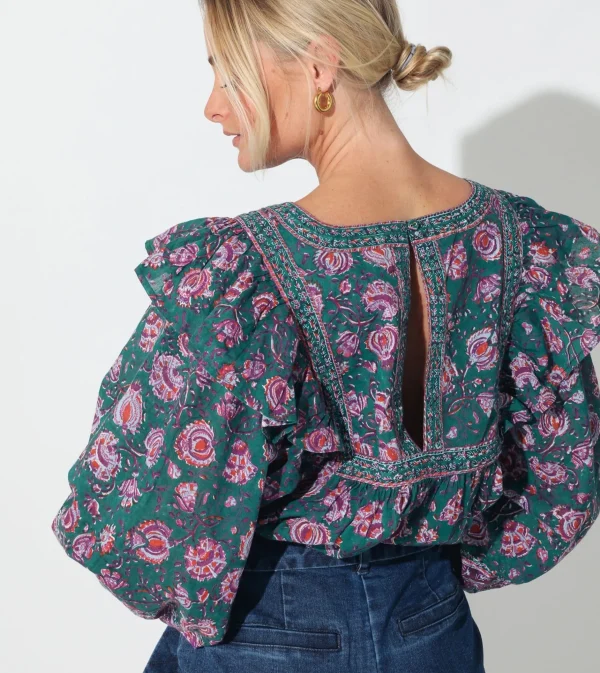 Mylah Blousejade Floral-Cleobella Best
