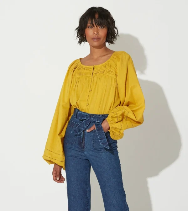 Nerea Blousecitrine-Cleobella Shop
