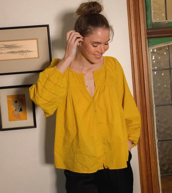 Nerea Blousecitrine-Cleobella Shop