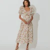 Penelope Midi Dressenya-Cleobella Fashion