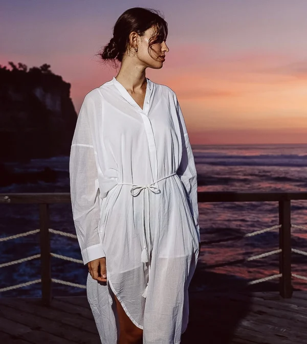 Rohita Kaftan Dresswhite-Cleobella Store