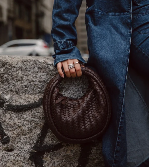 Santiago Mini Hobo Bagchocolate-Cleobella Sale