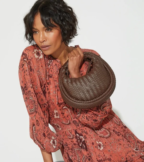 Santiago Mini Hobo Bagchocolate-Cleobella Sale