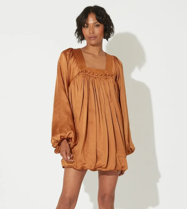 Solene Mini Dressbronze-Cleobella New