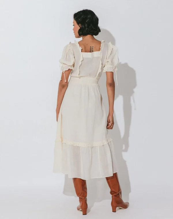 Sylvia Midi Dresscream-Cleobella New