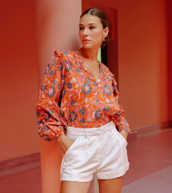 Talia Blousetropique-Cleobella Store