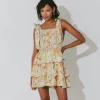 Tamara Mini Dressretro Floral-Cleobella Best Sale